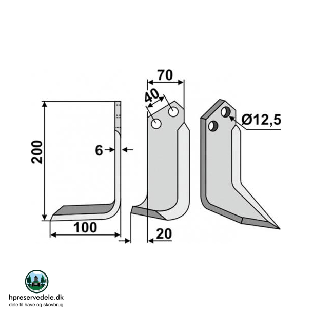 FRSERKNIV H DONDI. 200 x 6 x 70 mm