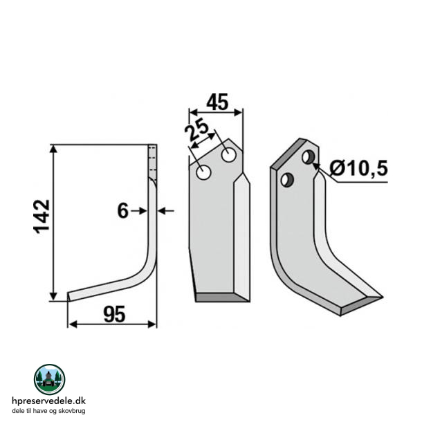 FRSERKNIV V FERRARI. 142 x 6 x 45 mm