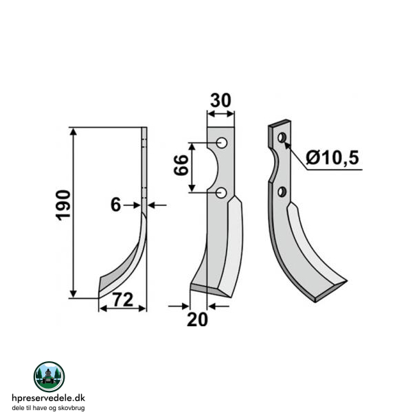 FRSERKNIV V FERRARI. 190 x 6 x 30 mm