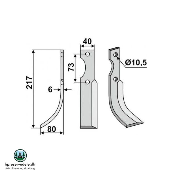FRSERKNIV V FERRARI. 217 x 6 x 40 mm