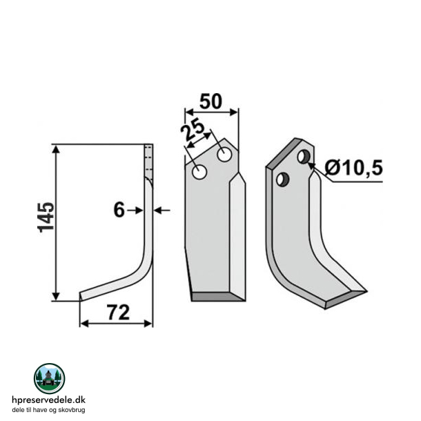 FRSERKNIV H FERRARI. 142 x 6 x 50 mm