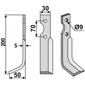 FRSERKNIV H GUTBROD. 200 x 50 mm