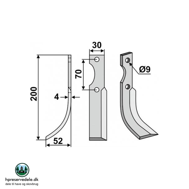 FRSERKNIV V. HONDA. 200 x 4 x 30 mm