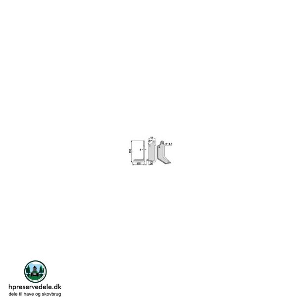FRSERKNIV V MASCHIO. 215 x 8 x 80 mm