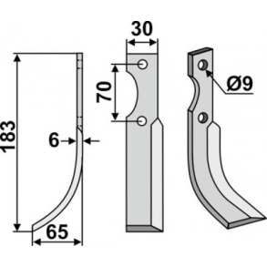 FRSERKNIV V S.E.P. 183 x 6 x 30 mm