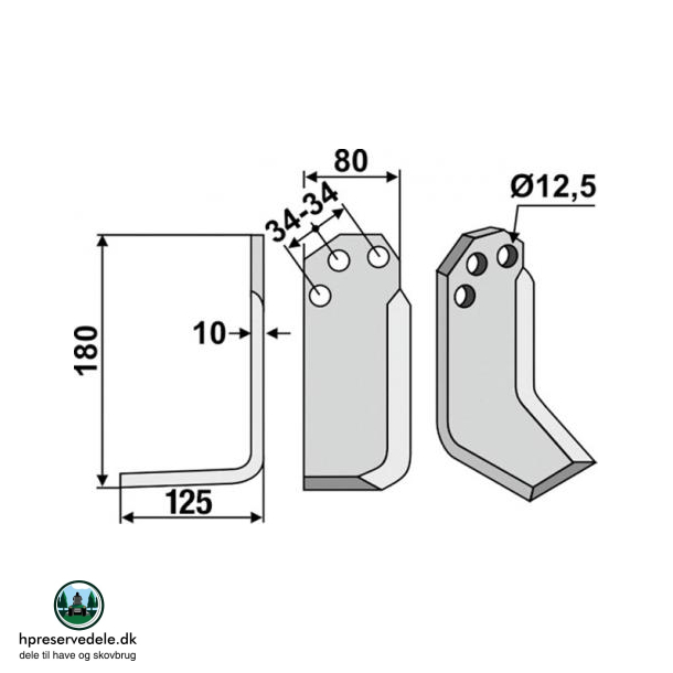 FRSERKNIV H CARRARO SPA. 180 x 10 x 80 mm