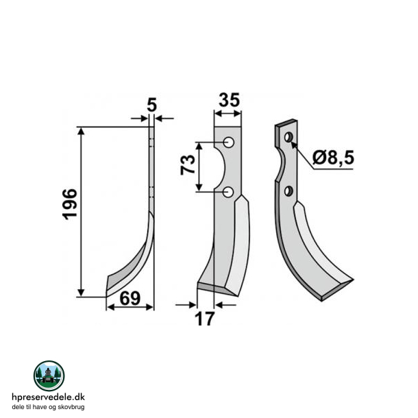 FRSERKNIV H EUROSYSTEMS. 196 x 5 x 35 mm