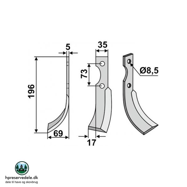 FRSERKNIV V EUROSYSTEMS. 196 x 5 x 35 mm