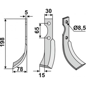 FRSERKNIV V EUROSYSTEMS. 198 x 5 x 30 mm