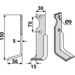 FR�SERKNIV V FORT-CRIPRIM. 150 x 5 x 30 mm