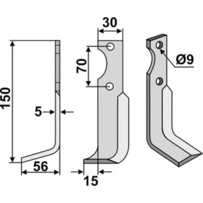 FR�SERKNIV V FORT-CRIPRIM. 150 x 5 x 30 mm