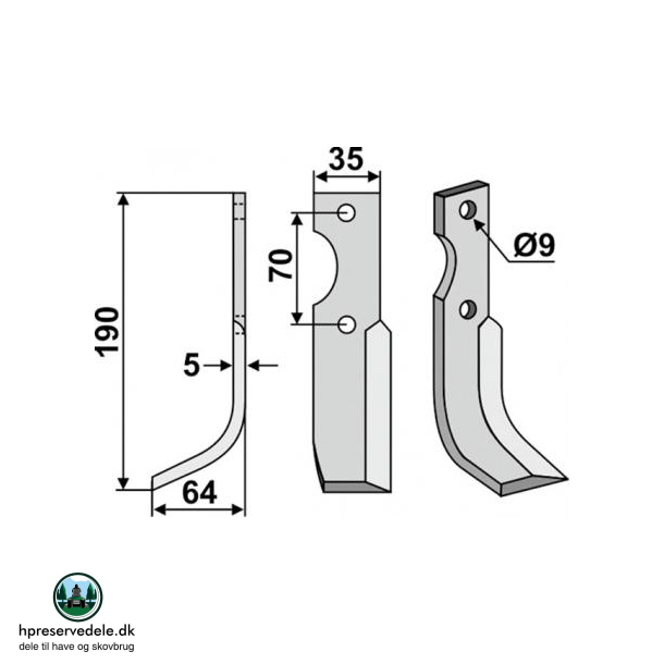 FRSERKNIV V FORT. 190 x 5 x 35 mm