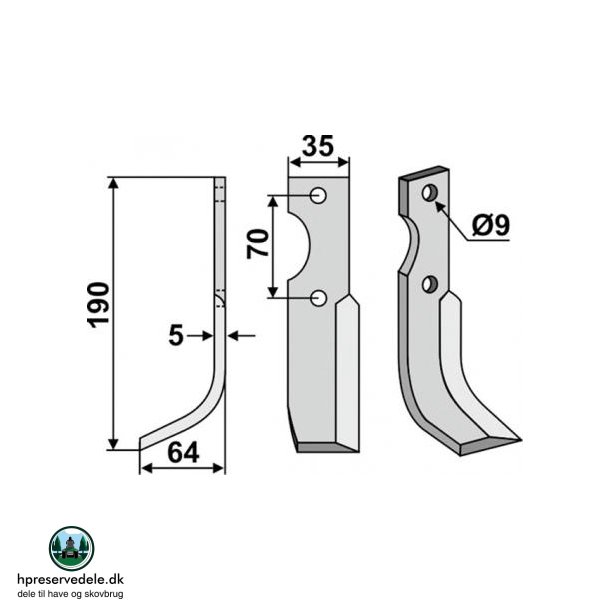 FRSERKNIV V FORT. 190 x 5 x 35 mm