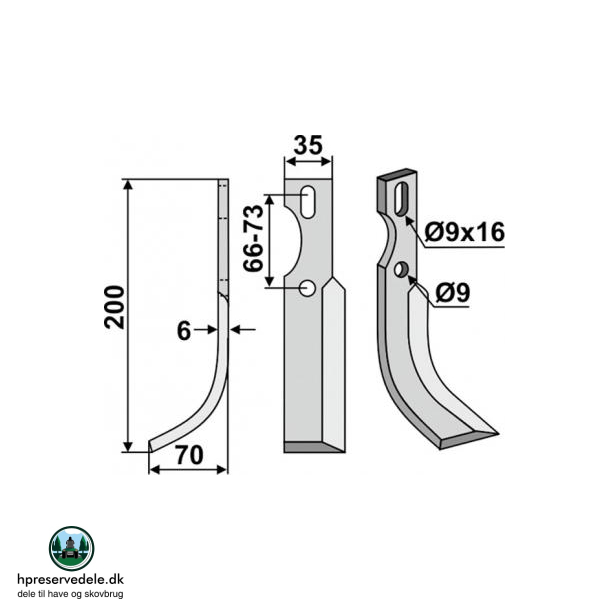 FRSERKNIV V UNIVERSAL. 200 x 6 x 35 mm