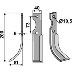 FRSERKNIV V EUROSYSTEMS. 205 x 6 x 40 mm