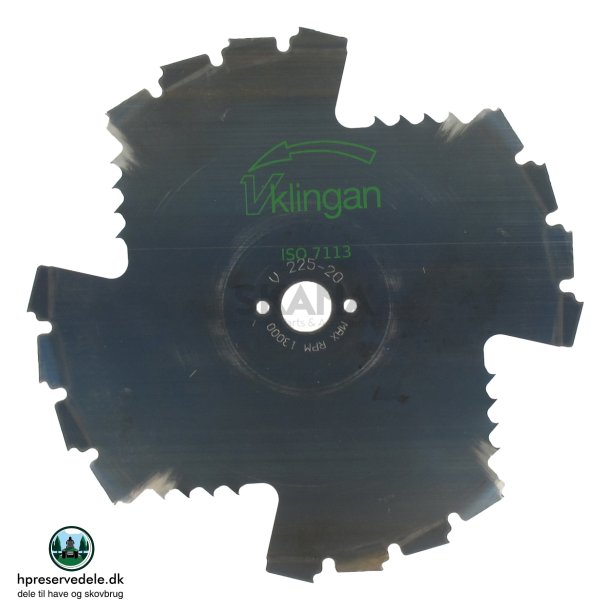 SPEC. V-KLINGAN KLINGE   225 MM  HUL  20 MM  