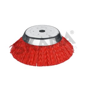 KONISK UKRUDTSBRSTE NYLON UDV.  180 MM HUL  25,4 MM  SNRE  1,6 MM 