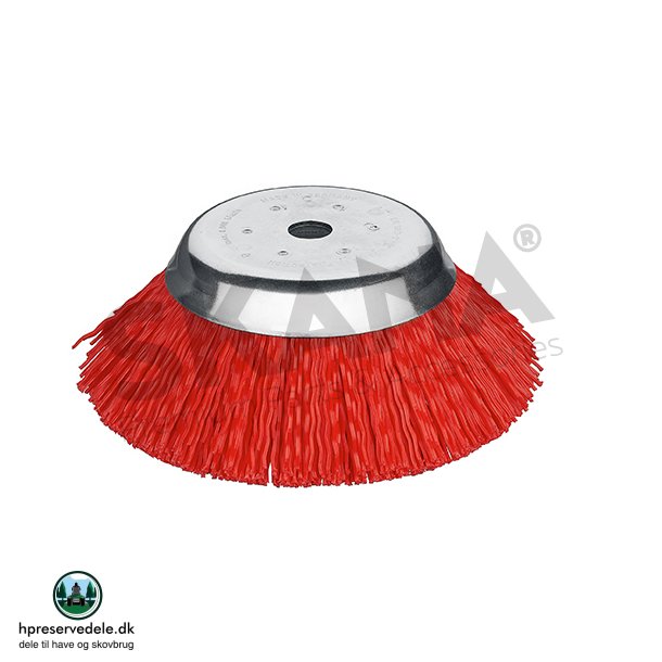 KONISK UKRUDTSBRSTE NYLON UDV.  180 MM HUL  25,4 MM  SNRE  1,6 MM 