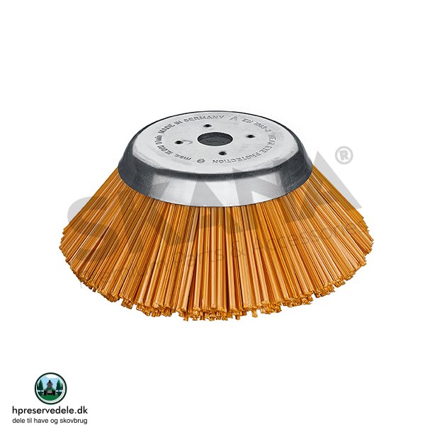KONISK UKRUDTSBRSTE NYLON UDV.  160 MM HUL  25,4 MM SNRE  2,5 MM  