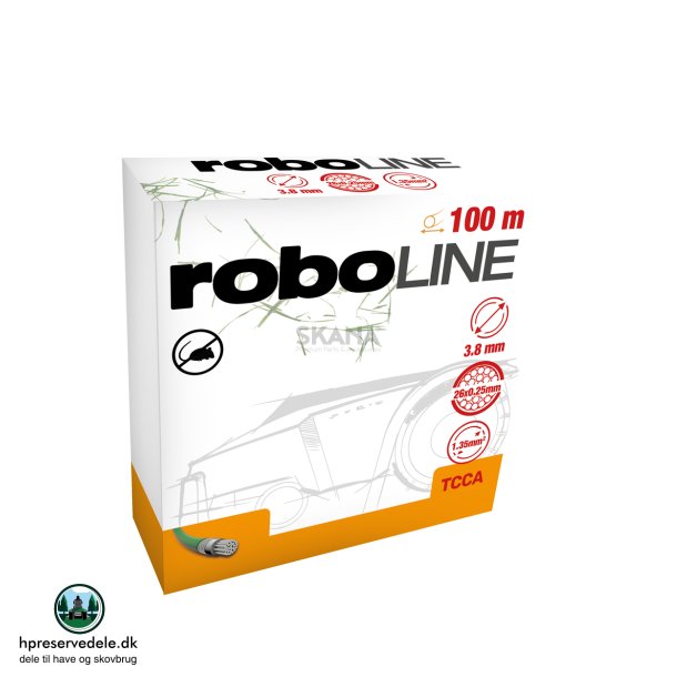 AFGR�NSNINGSKABEL F. ROBOTPLK.  3,8 MM X 100 M 