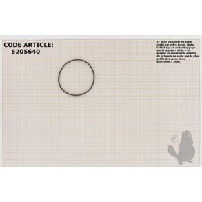 UORG. PAKNING FOR SVMMERHUS HONDA/ MTD ORG. 16010-ZE1-812,951-11589  