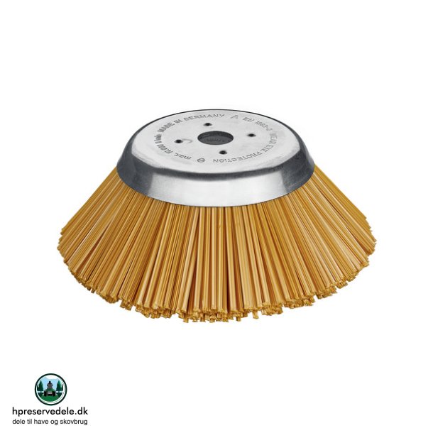 KONISK UKRUDTSBRSTE NYLON UDV.  160 MM HUL  25,4 MM SNRE  2,5 MM  