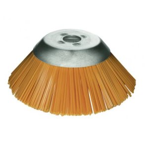 KONISK UKRUDTSBRSTE NYLON UDV.  230 MM HUL  25,4 MM SNRE  2,5 MM   