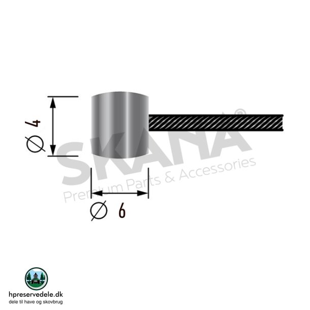 TNDE-KABEL 1,2 X 2200 MM (10 STK)