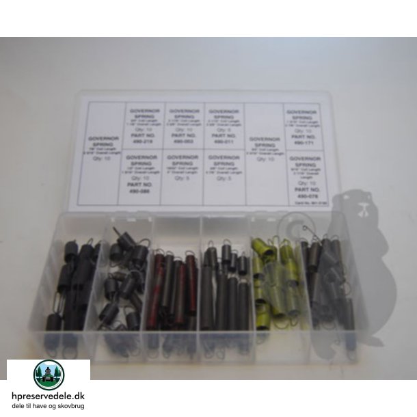 REGULATOR FJEDRE SORTIMENT FOR BRIGGS &amp; STRATTON 100 STK.