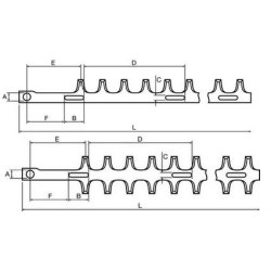 HKKEKLIPPERKNIV STIHL.HL 45, HL75 + FL.4230 710 6002, 4230 710 6050.