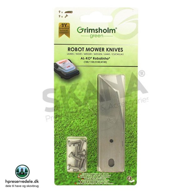 ROBOT KNIV AL-KO PK. MED 9 STK