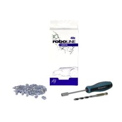 UNIVERSAL PIGGESKRUER FOR ROBOTPL�NEKLIPPER  (1 S�T M. 40 STK.)