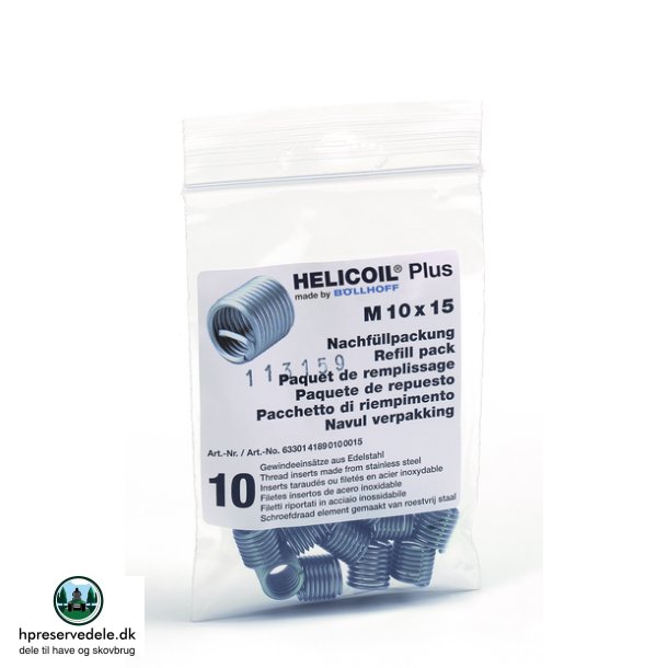 HELICOIL M12 x 1,75 x 18 POSE=10 STK